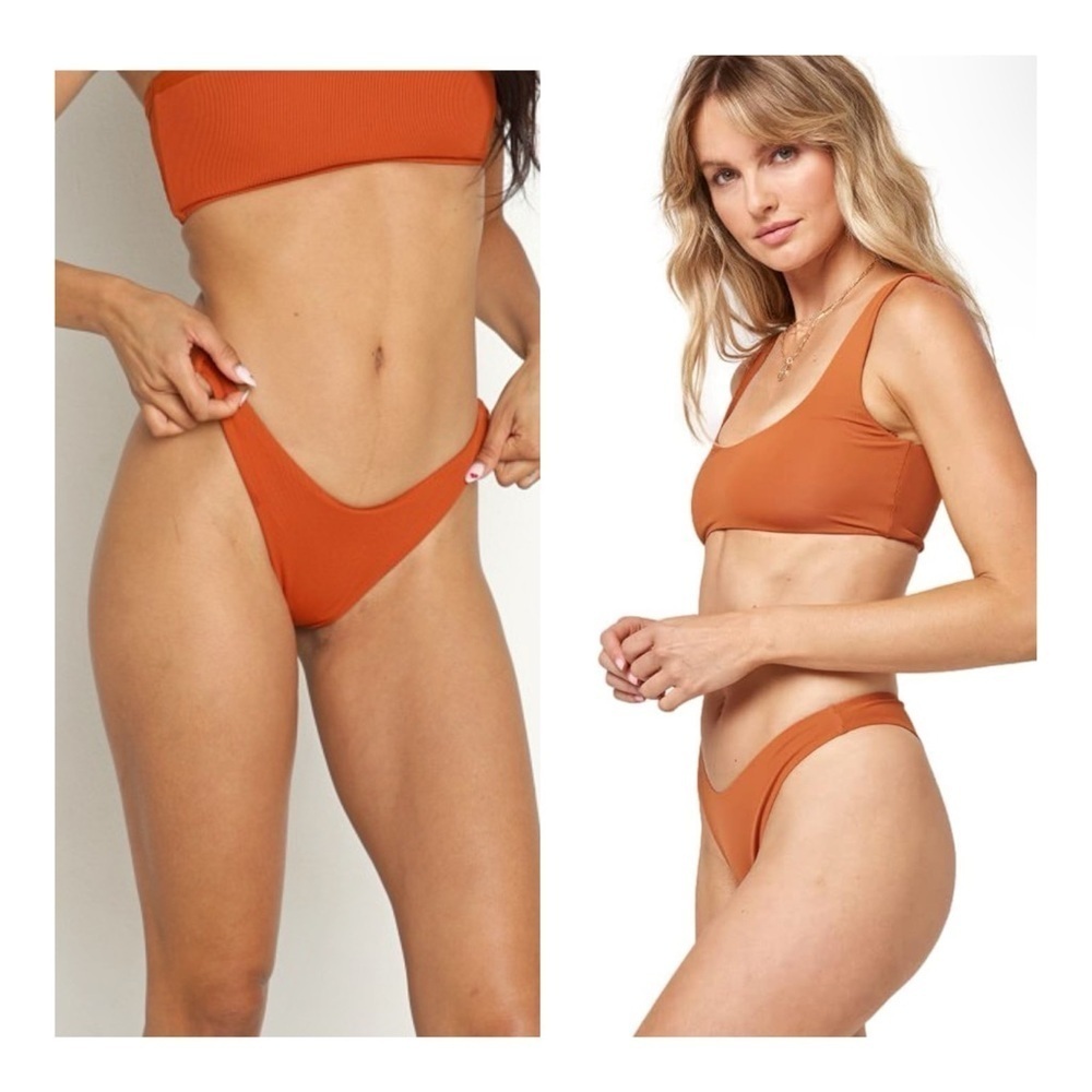 L*Space | Cabana Bitsy Bikini Bottom In Amber